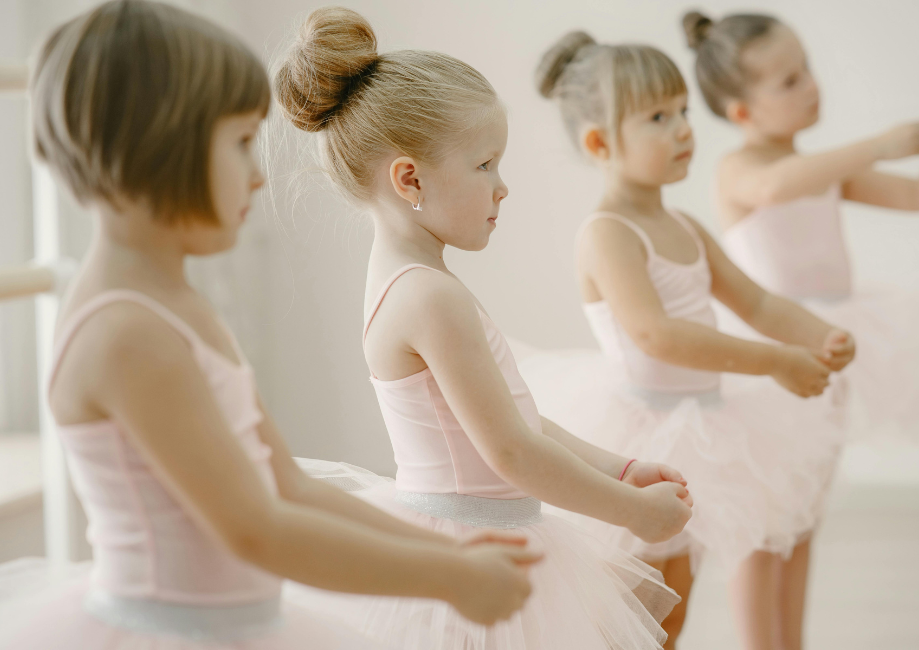 girly ballerinas in pink tutus.